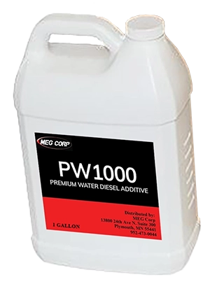 Megcorp PW1000 premium water diesel additive
